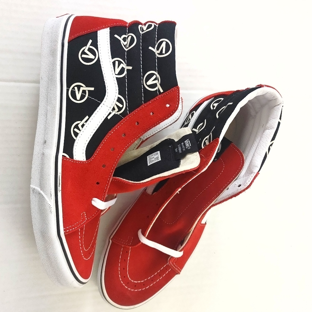 Vans Men's Hi Top Skate Shoes Size 10.5